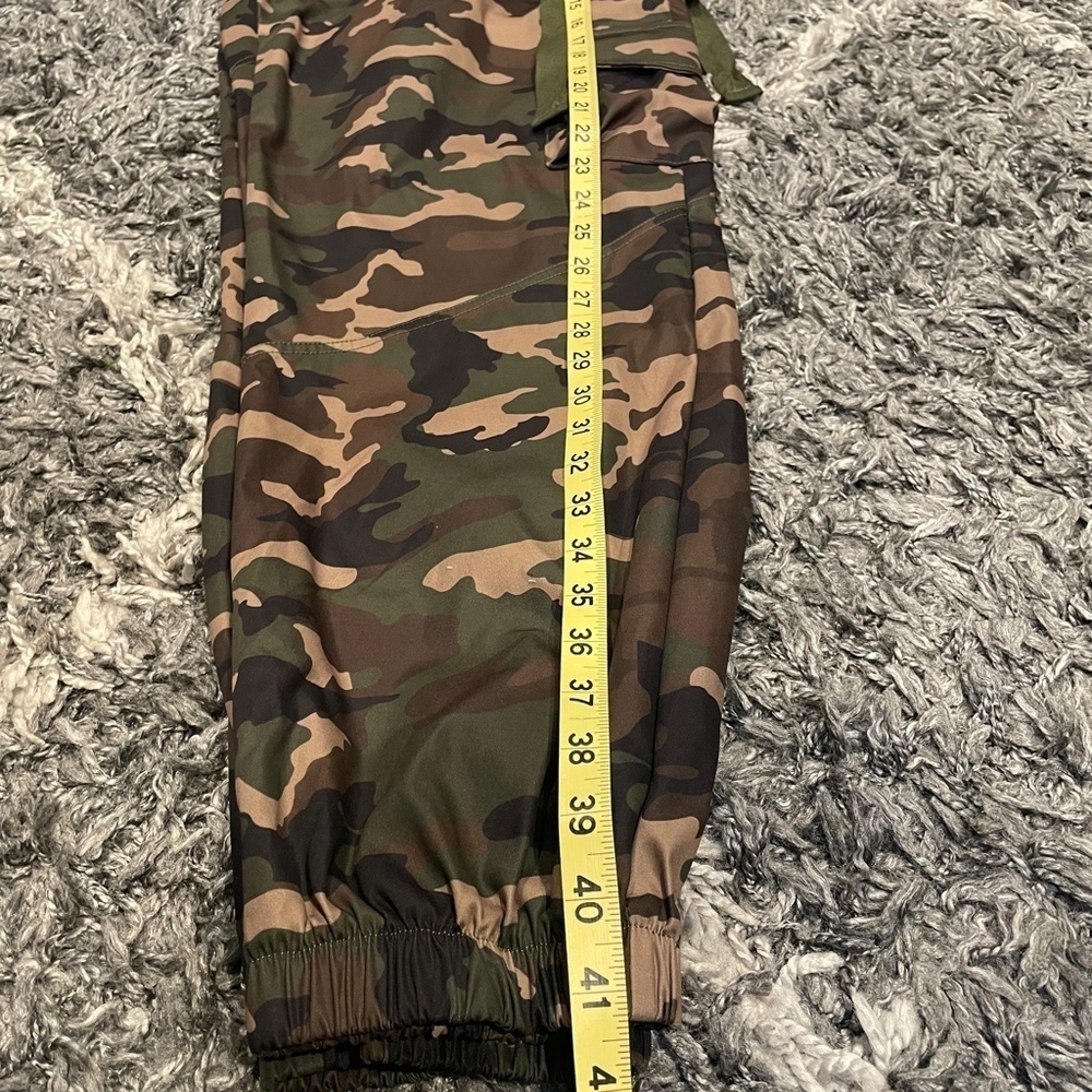Womens Cargo Camo Pants High Waist Slim Fit Jogger Size XXL - Picture 8 of 12